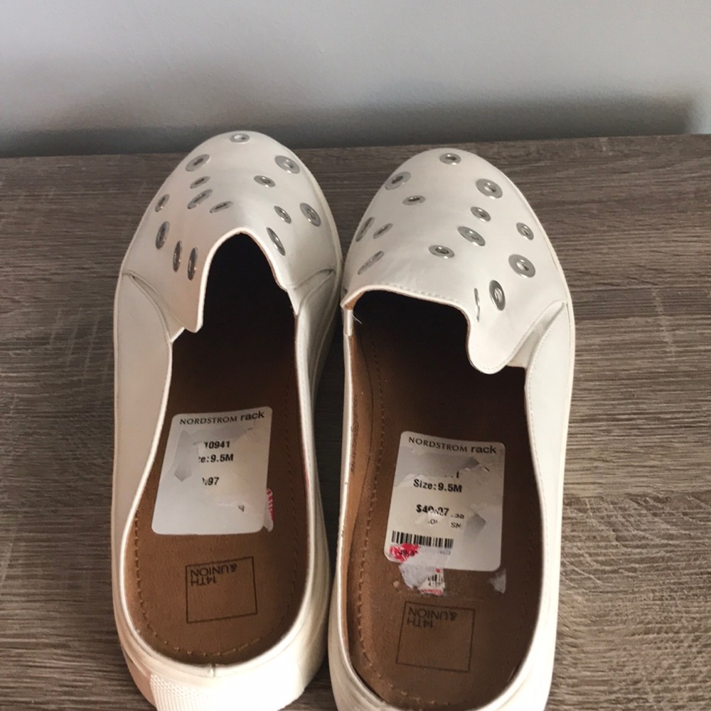 White Mules (never worn)